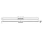hansgrohe RainDrain Flex Duschrinne 1600 mm, Edelstahl optic, Fertigset, kürzbar, zur Wandmontage