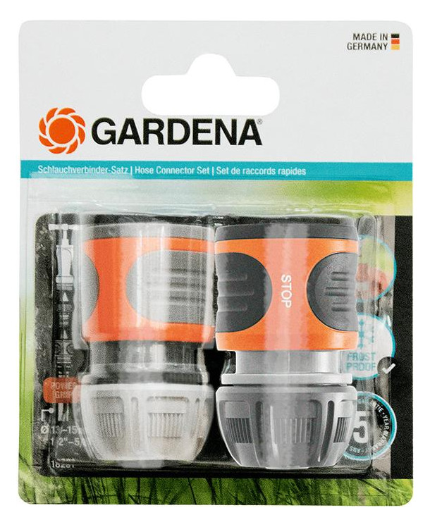 Bild Schlauchverbinder-Satz 13mm (1/2"")/15mm (5/8"") - Gardena-0
