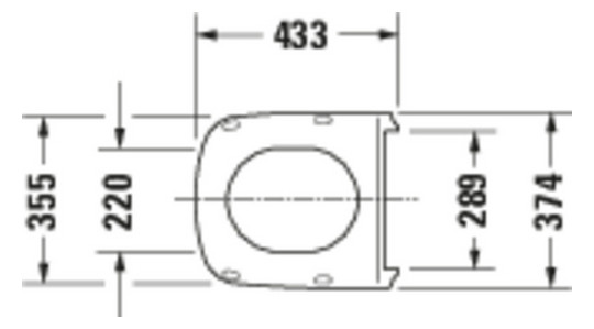 Duravit WC-Sitz DuraStyle ohne Absenkautomatik, Scharniere Edelstahl, weiß