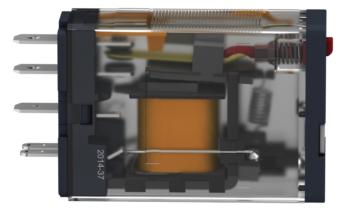 Schaltrelais 120V/AC 1W IP40 14x27x50mm Steckanschl