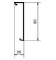 Oberteil SL-K 80mm Kst gra-sw RAL9011 gra/sw
