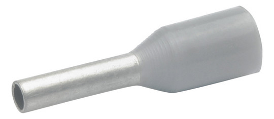 Aderendhülse 0,75qmm 6mm isol PP gr Cu Polypropylen (PP) verzinnt
