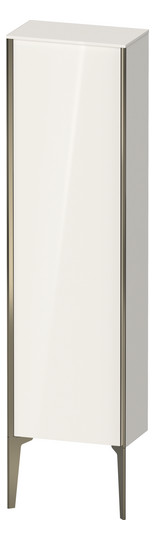 Duravit Halbhochschrank XViu 40x24x133cm, champagner matt, Tür links, Eiche terra