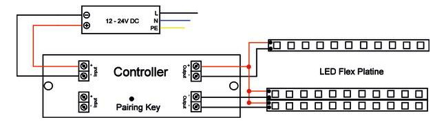 LED-Steuerung 120-240W 5000mA 12-24V dyn IP20 Dimmung Touch and Dim Kstgeh