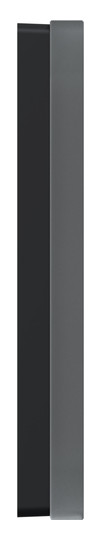 Rahmen 1f ony-sw glz D-Life Glas f.GEB-K onyxschwarz Unterputzmontage
