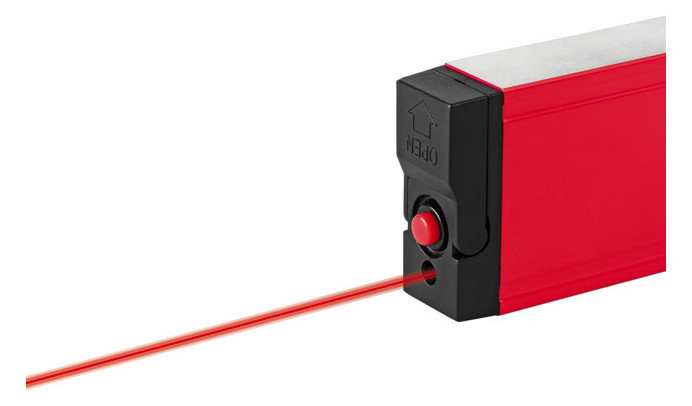 Wasserwaage Alu 610mm 2Lib m.Laser magn elektr Mit Laser