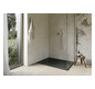 Bette Duschfliese BetteAir 1000 x 900 mm, ebony, Rechteck, glasierter Titan-Stahl