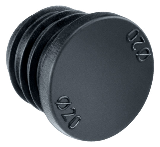 Rohrverschlussstopfen Kst Ø20mm Geeignet für f.flexible Rohre f.starre Rohre sw