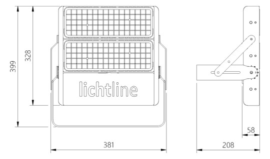 Lichtline Hallenstrahler    444015600048 
