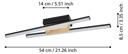 EGLO Wand und Deckenleuchte       900491 