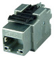 Modular-Buchse Cat6 RJ45 27-22AWG Schirm Feldkonf Litze massiv Schneidklemme IDC