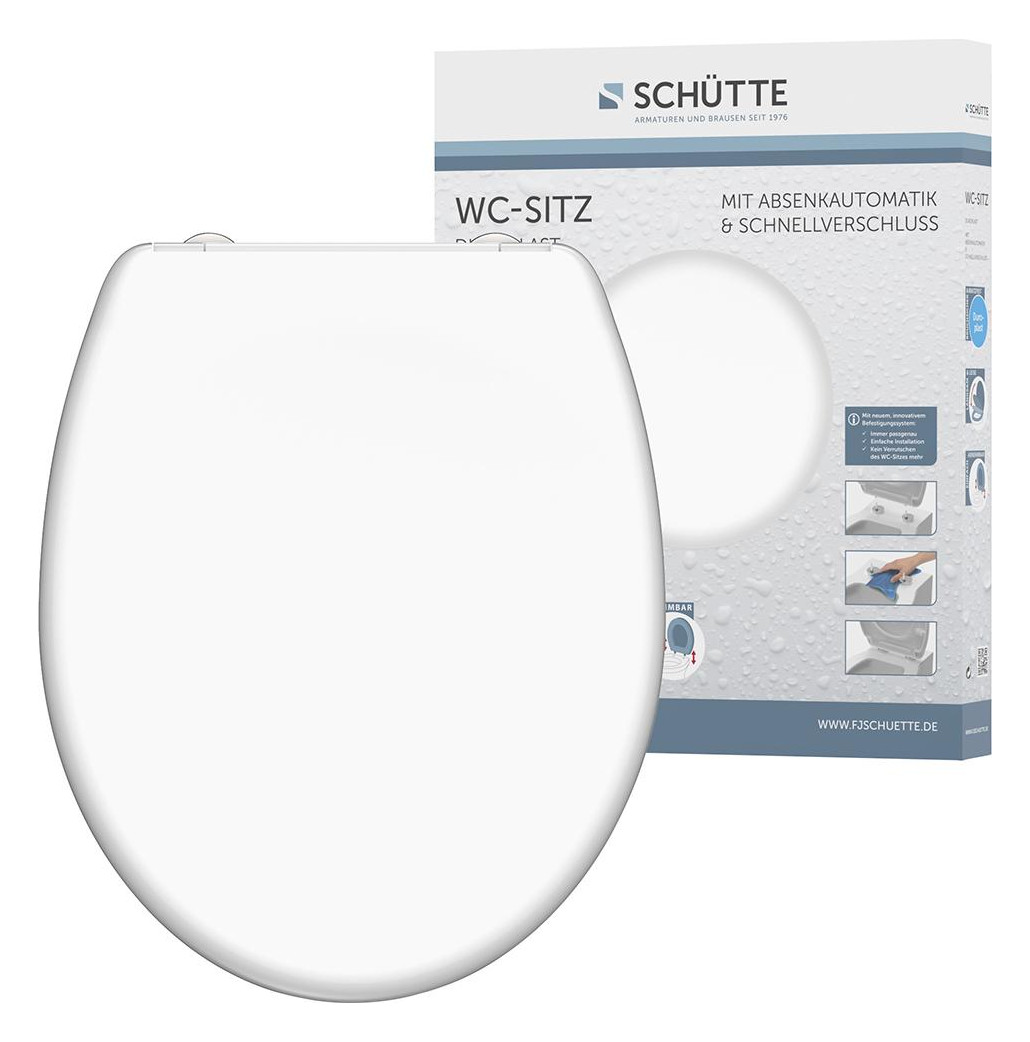 Bild Duroplast WC-Sitz WHITE, mit Absenkautomatik und mit Absenkautomatik und Schnell - KIRCHHOFF-6