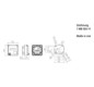Datendose 2f Cat6 IP44 Cepex UP/Einb RJ45 Kst Unterputz/Einbau