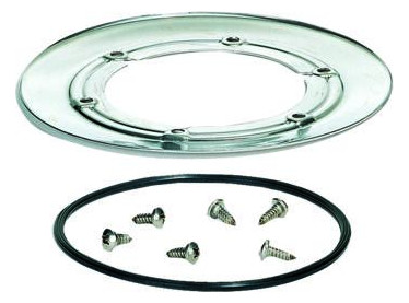 Dallmer Flanschring Serie 10 S 10 Edelstahl, mit Edelstahl-Schrauben und Dichtung