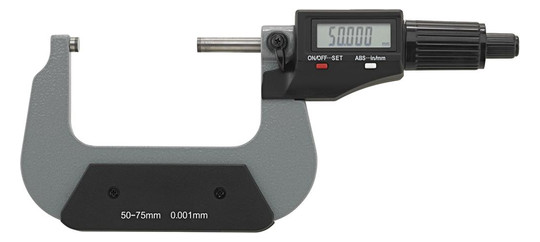 fortis-Digital-Bügelmessschraube - 50-75mm