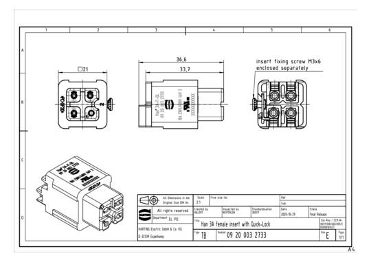 HART Han 3A-F-QL             09200032733 