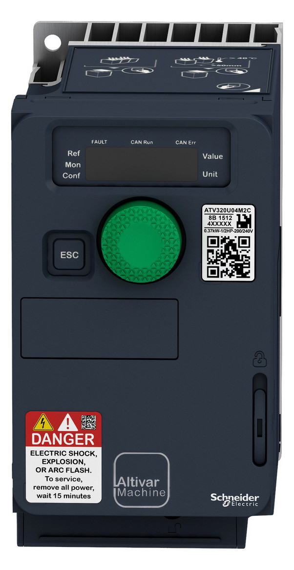 Frequenzumrichter lin=0,7 200-240V E1ph A3ph 599Hz 50/60Hz IP20 5%F 10%V