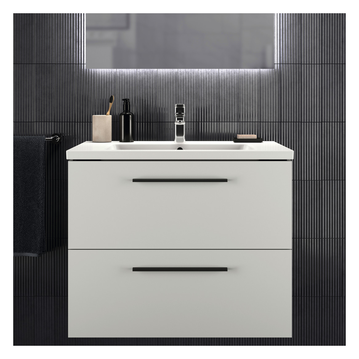 Ideal-Standard Möbel-Waschtisch i.life B 81x51x18cm, mit Hahnloch/Überlauf, weiß Ideal-Standard Möbel-Waschtisch i.life B 81x51x18cm, mit Hahnloch/Überlauf, weiß