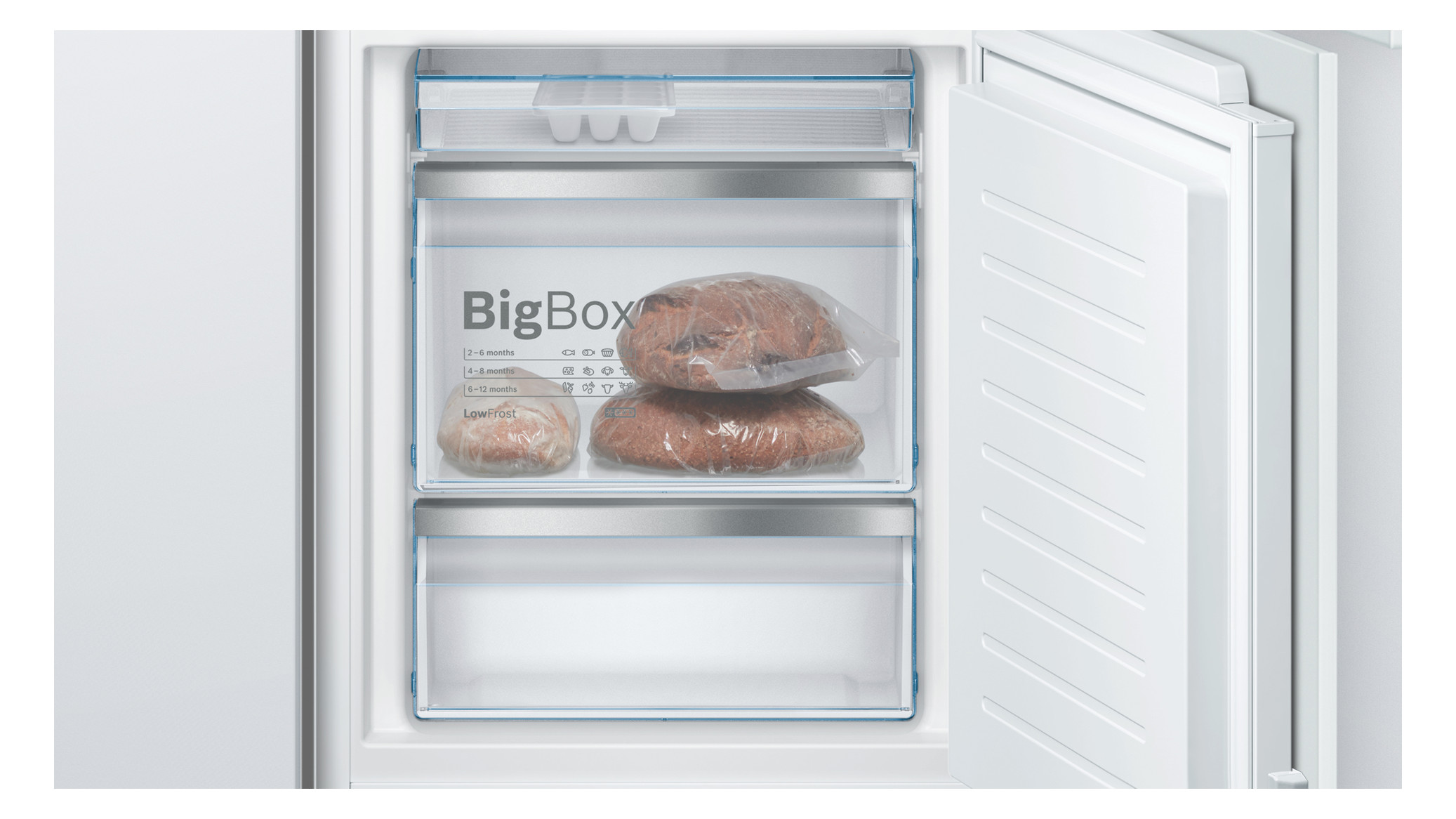 Kühl-/Gefrierkombi EB E ws 191/74l 219kwh 1772x558x545mm 0°-Zone Tür: fest