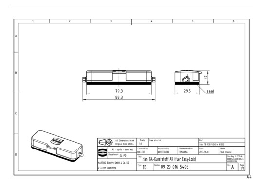 HART Schutzkappe 09200165403 09200165403 