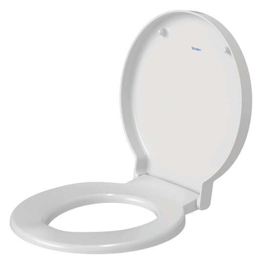 Duravit WC-Sitz Starck 1 mit Absenkautomatik, abnehmbar, mit Scharnierwelle, weiß