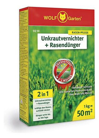 Bild Unkrautvernichter + Rasendünger SQ 50 1 kg - WOLF GARTEN-0