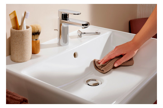 hansgrohe Waschtisch Xanuia Q 600x480mm, mit Hahnloch/Überlauf, weiß