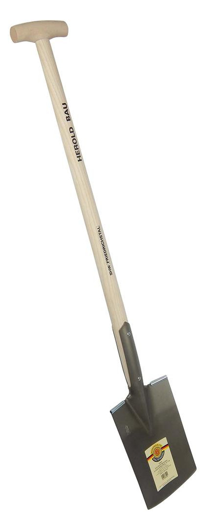 Bild Herold-Bauspaten mit Tritt 285x180mm mit E T-Stiel - SHW-0