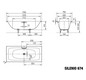 Kaldewei Badewanne SILENIO 674 170x75cm, Standard, alpinweiß matt