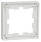 Rahmen 1f krws glz D-Life Glas f.GEB-K kristallweiß Unterputzmontage