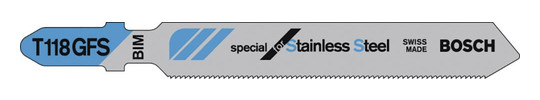 BOSCH-Stichsägeblätter Basic for Inox - T118GFS...