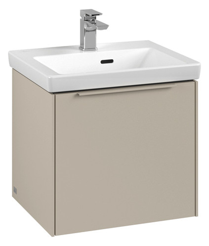 V&B Waschtisch-Unterschrank Subway 3.0 47,3x42,9x40,8cm, ohne LED/Griff monochrom, cashmere grey