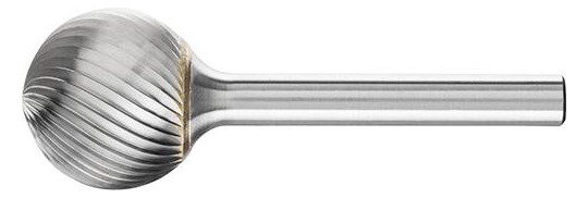 PFERD-HM-Frässtift Kugel KUD - 20x18mm, Z3, Schaft 6mm