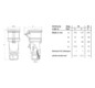 CEE-Kupplung 3p 32A IP54 Xtra IP54 ger 230V/bl 6h Schraubkl Kst Verschraubung