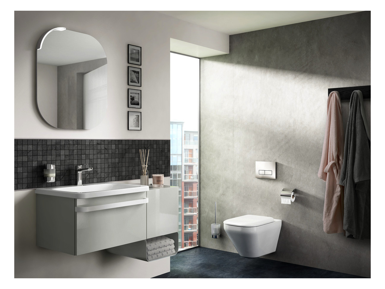 Ideal-Standard Waschtisch-Einhebelmischer Tonic II verchromt, ohne Ablaufgarnitur