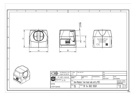 HART Han 2Mod-gs-M25         19140020501 