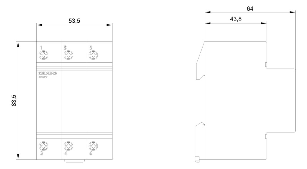 Feinsicherungshalter Schraub 10x38mm Hut