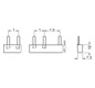 Phasenschiene 3ph 18mm 209,5mm 16qmm 80A Stift Isoliert