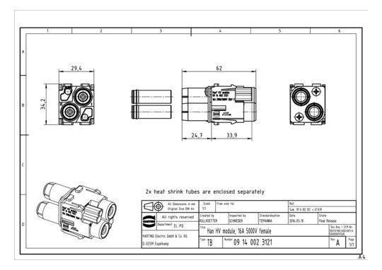 HART Han 2 Mod-bu-c 5kV Hoch 09140023121 