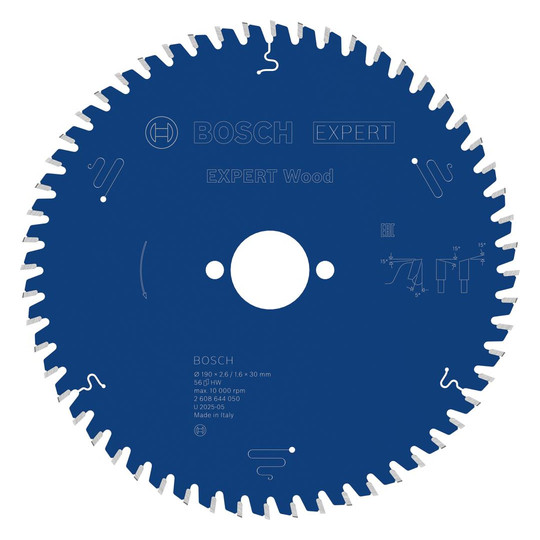 BOSCH-Kreissägeblatt Expert for Wood -...