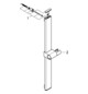GROHE Brausestange Rainshower Aqua 101673 600mm hard graphite gebürstet
