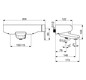 HANSA Wannen-Einhebelmischer HANSADESIGNO Style AP, Ausladung 146mm, chrom
