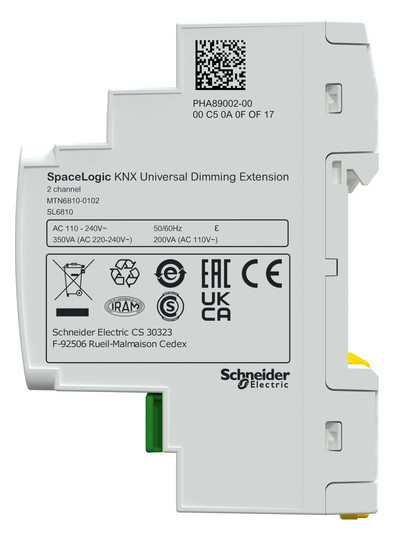 Dimmaktor KNX 2-350W REG 4TE 2Ausg uni