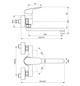 Ideal-Standard Wand-Spültisch-Einhebelmischer CeraFlex Ausladung 200mm, Rohrauslauf schwenkbar, chrom