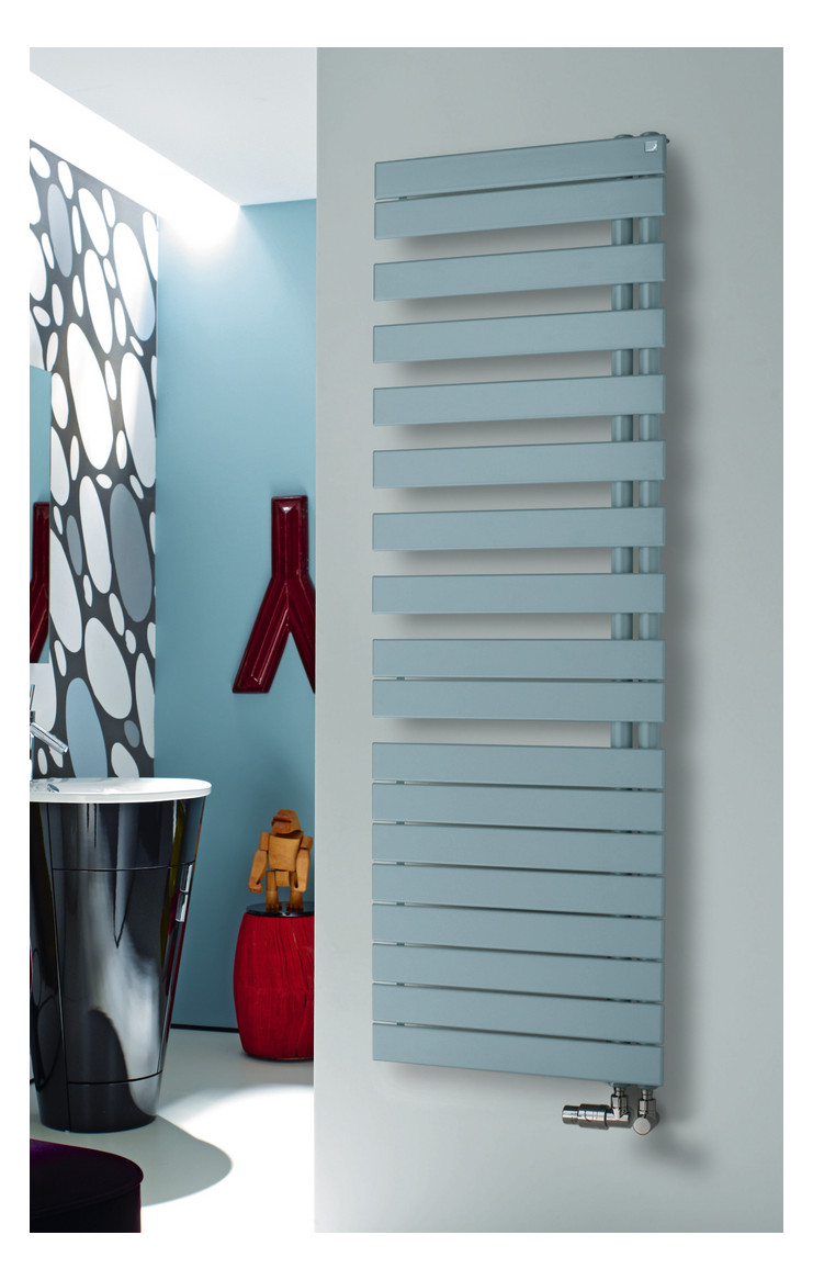 Zehnder Design-Heizkörper Roda Spa Asym ROFL-120-055, 1183 x 550 mm, anthracite, links