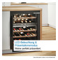 Weinklimaschrank 120l EB G G sw li/re 1zon 44fl 598x818mm