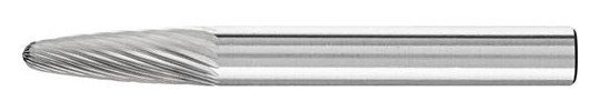 PFERD-HM-Frässtift Rundbogen RBF - 6x18mm, Z5,...