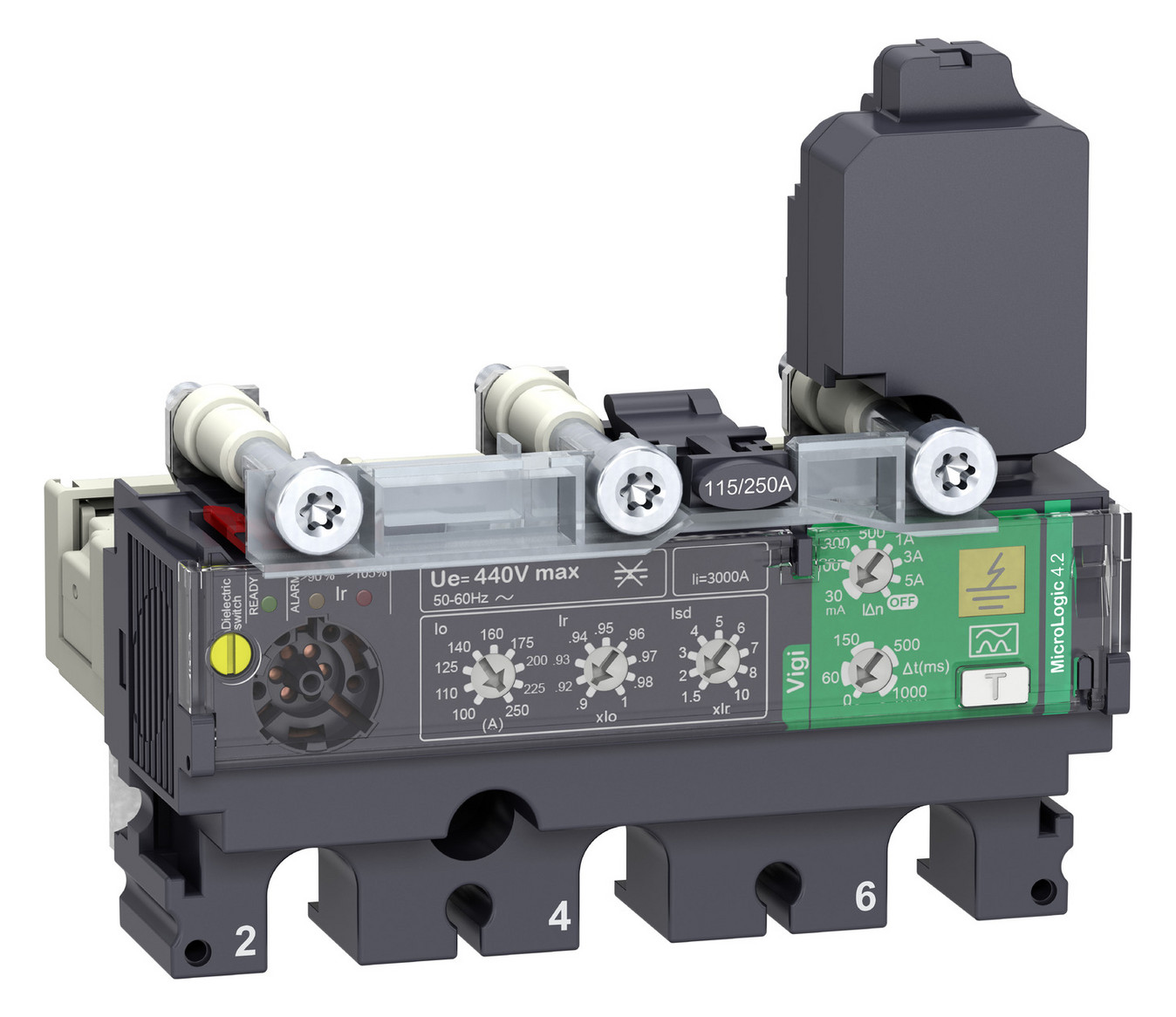 Auslösesystem 160A 3p verzög 64-160A
