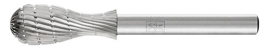 PFERD-HSS-Frässtift Keulenform 64/6 - 12x30mm, Z3,...