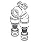 aquatherm Durchflusswandscheibe grey pipe 16 mm x 1/2" IG x 16 mm, parallel